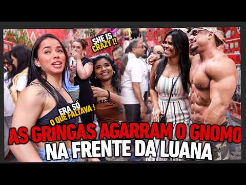 LUANA GOT ANGRY - THE FOREIGNERS GRABBED THE GNOME IN FRONT OF HER 😱 !!