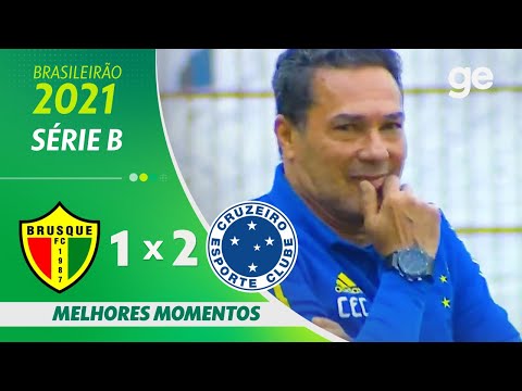 Gols e lances de Brusque x Cruzeiro