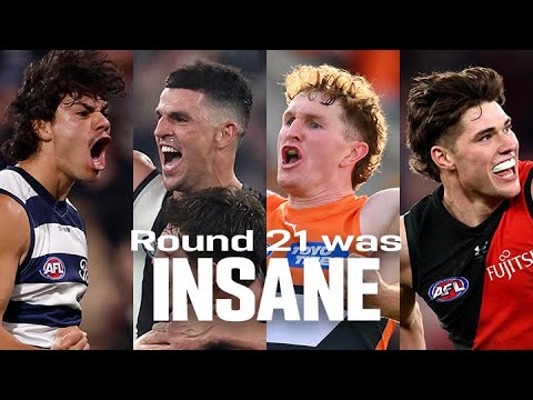 Every WILD finish in Round 21, 2024 | AFL
