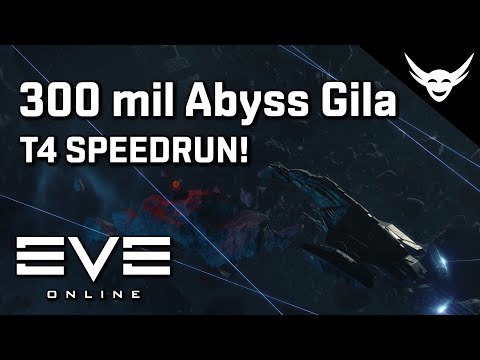 EVE Online - 300mil Gila T4 Abyss Speedrun - Insane Value