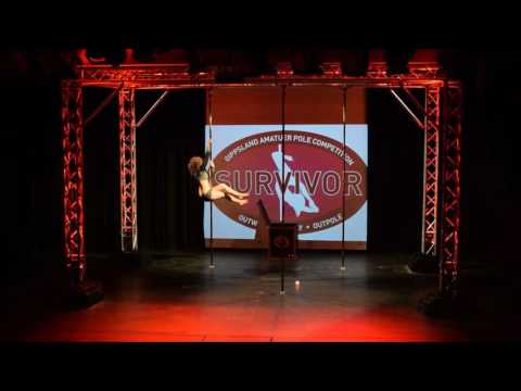 2016 Beginner Pole Champion (1st Place) - Tooshie at Survivor Amateur Pole Competition