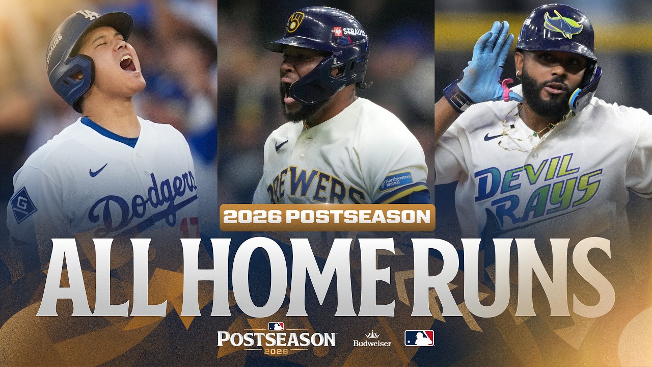 EVERY HOME RUN from the 2026 Postseason! (Feat. Chourio, Caminero & MORE)