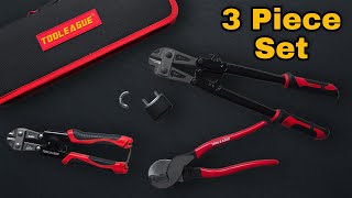 TOOLEAGUE 3 Piece Bolt Cutter Set Performance Test & Review