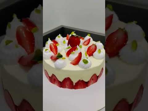 Bolo Fraisier #love #shortsvideo #cakes #chefs