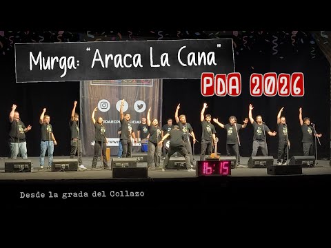 Araca La Cana - Prueba de Admisión 2026