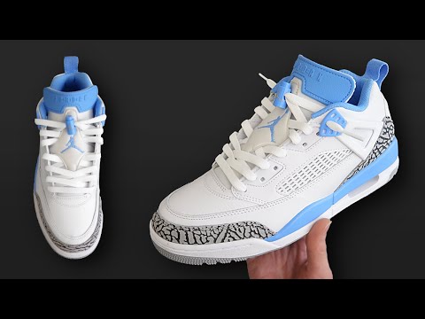 HOW TO LOOSELY LACE JORDAN SPIZIKE LOW | Featuring 'University Blue'