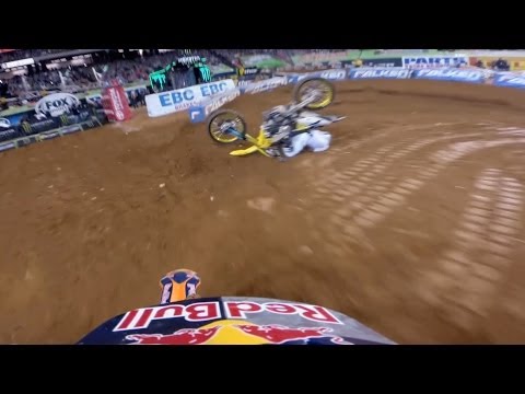 GoPro: Ken Roczen and Ryan Villopoto's Battle for First - 2014 Monster Energy Supercross Atlanta