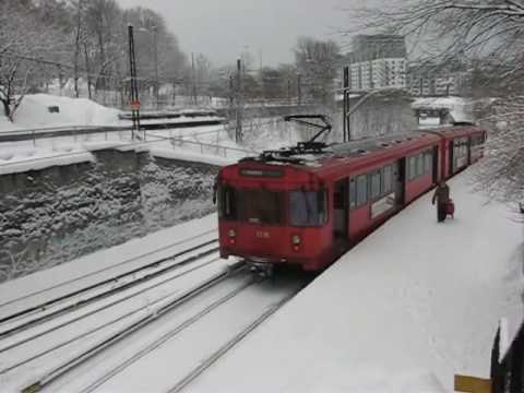 Oslo Metro in transition IV: Summer - Winter