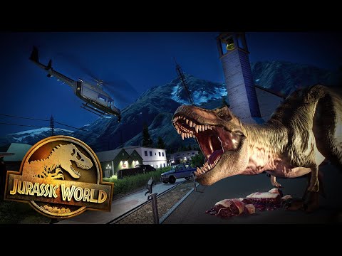 BUCK REX RAMPAGES ON THE MAINLAND!!! - Modded Jurassic World Evolution 2