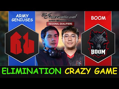 ELIMINATION CRAZY GAME - Army Geniuses vs Boom Esports The International 2023 SEA Qualifier