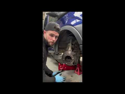 Ford Transit mk8 tipper lower ball joint replacement how to guide diy