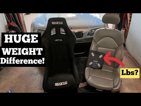 SPARCO VS STOCK SEAT! ( How to Install Bmw E46 Bucket Seat.)