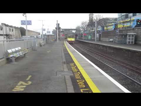 DART class 8600 no. 8635/8636 departing dún laoghaire
