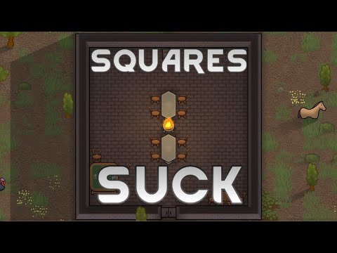 Quick Tips: Squares Suck | RimWorld