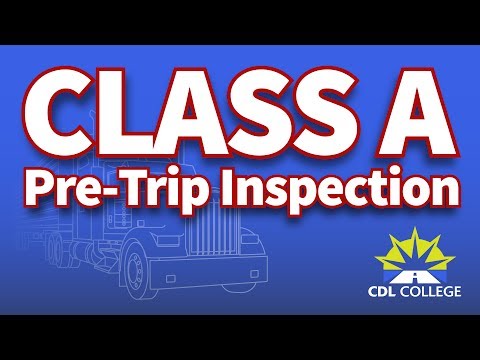 [Tutorial] CDL Class A Pre-Trip Inspection DEMO - YouTube