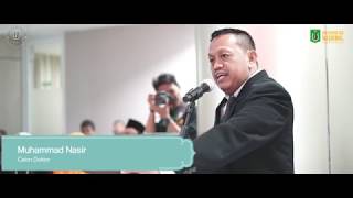 Universitas Nasional - Sidang Doktoral Politik Muhammad Nasir