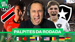 FIZEMOS OS PALPITES PARA ATHLETICO X BOTAFOGO E AMISTOSOS INTERNACIONAIS! QUEM VAI VENCER?