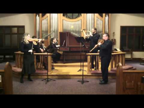 J.F. Fasch: Sonata in F major for horn, oboe, violin and continuo, selections