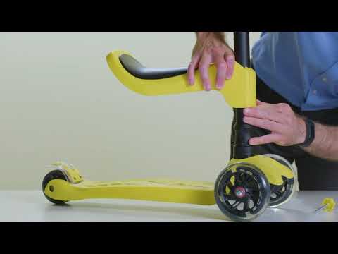 LaScoota 2-in-1 Kick Scooter Assembly