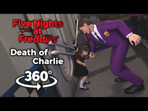 360°| Death of Charlie - FNAF 2 Murder of Purple Guy Minigame