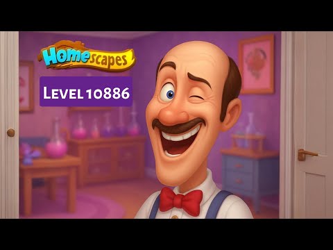 HOMESCAPES LEVEL 10886 | 35 STARS | OLIVIA & AUSTIN COMPLETE THE TASKS 🔥