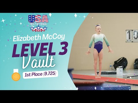 Level 3 Vault (9.725) - USA Invitational 2023