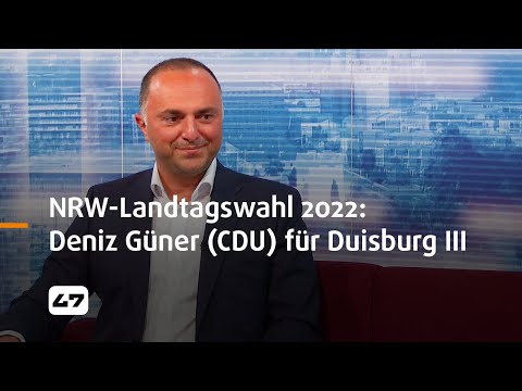 STUDIO 47 .live | NRW-LANDTAGSWAHL 2022 | KANDIDAT DENIZ GÜNER (CDU) | DUISBURG III