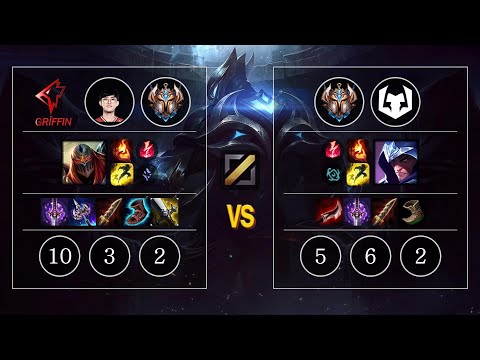 GRF Naehyun Zed vs Ten10 Talon Mid - KR Challenger Patch 10.11