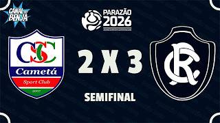 🔴 AO VIVO COM IMAGENS: CAMETÁ X REMO | PARAZÃO 2026 | Campeonato Paraense | Canal do Benja