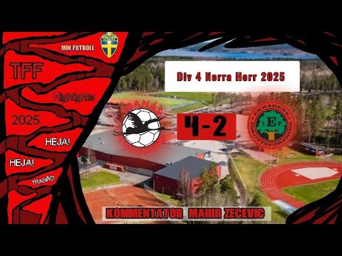 (Official Highlights) Tranås FF 4 - 2 Ekhagens IF TRANÅS FÅR REVANGE!⚫️🔴