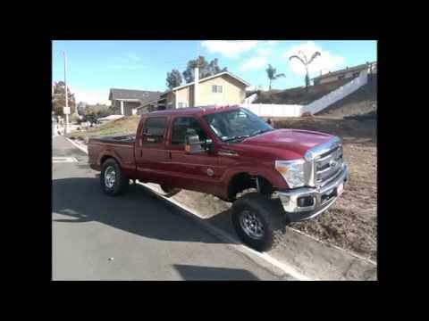 Carli Suspension 4.5\" Pintop 2.5 Before and After - 2015 F250 Super Duty