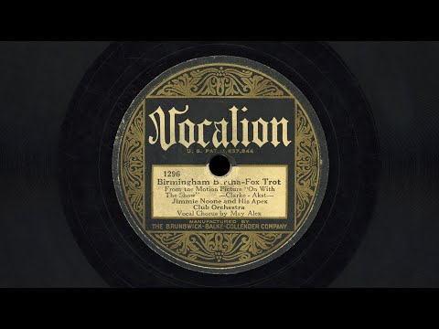 "Birmingham Bertha" - Jimmie Noone and his Apex Club Orchestra (1929) w/ May Alix