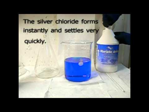 Precipitating Silver Chloride from Silver Nitrate