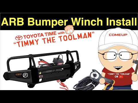 ARB Bumper Winch Install & Control Box Relocation