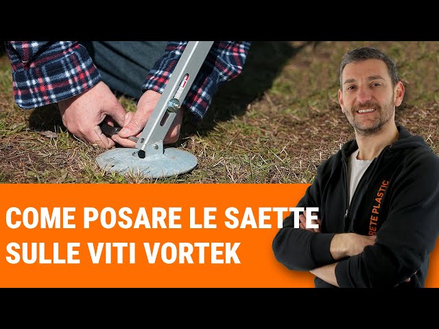 Come posare le saette sulle viti Vortek