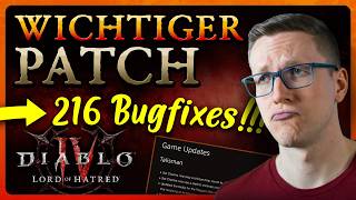 BLIZZARD repariert Diablo 4: Über 200 WICHTIGE Bugfixes im neuen Patch