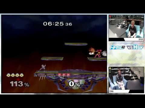 vsHsv s1e7 – Spade (Samus) vs Zoma (Sheik) – Losers Quarters – Melee