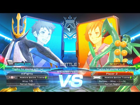 Empoleon vs Sceptile - Pokkén Tournament DX