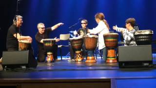Concert de fin d'année — élèves djembé, Gaspé