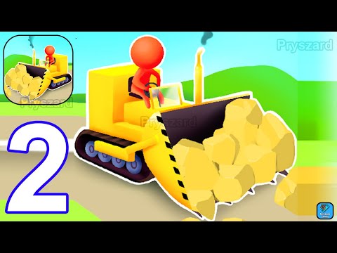 Gameplay Walkthrough Part 2 Bulldozer Crasher Fun Racing Game (Android, iOS)