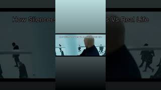 How Silencers Sound in movies Vs real life #johnwick #johnwick4 #suppressor