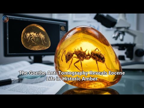 The Goethe Ant: Tomography Reveals Eocene Life in Historic Amber