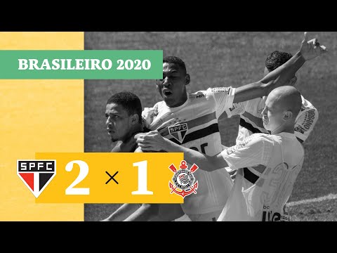 São Paulo 2 x 1 Corinthians - Gols - 30/08 - Brasileirão 2020