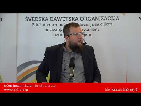 Učen insan nikad nije sit znanja! - mr. Adnan Mrkonjić