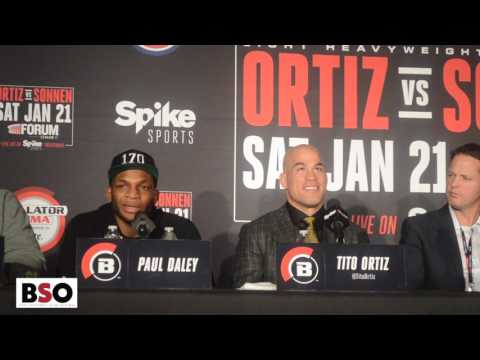 BELLATOR 170 - FULL Post-Fight Press Conference (Ortiz, Sonnen, Daley)