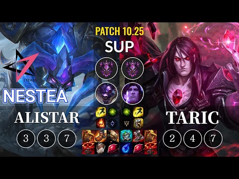 JT Nestea Alistar vs Taric Sup - KR Patch 10.25