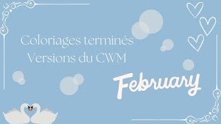 Coloriages terminés février - Résultats CWM