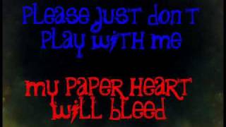 My Paper Heart - The All-American Rejects (lyrics)