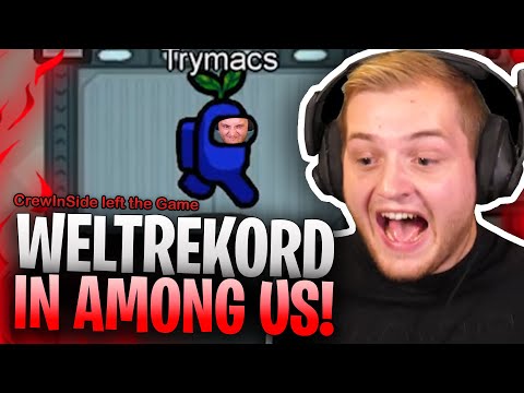 😂😳SCHNELLSTE Among Us RUNDE DER WELT?! | WELTREKORD mit @rewinside @AmarOfficial @Rumathra & Co.