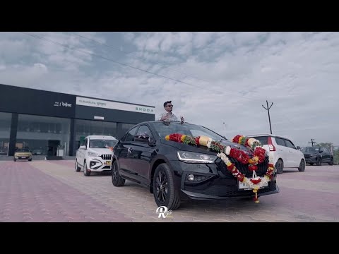 SKODA Slavia Sportline Delivery in Deep Black 2025